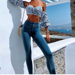La Forme BodyTeck Stretch Slimming Jean Small
